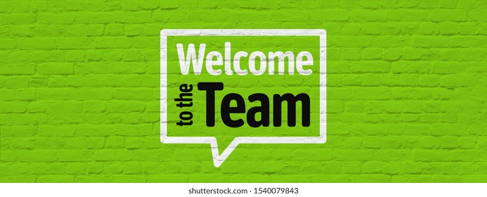 Welcome Team Banner Graffiti Effect Stock Illustration 1540079843 ...