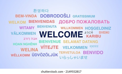 1,618 Welcome multi language Images, Stock Photos & Vectors | Shutterstock