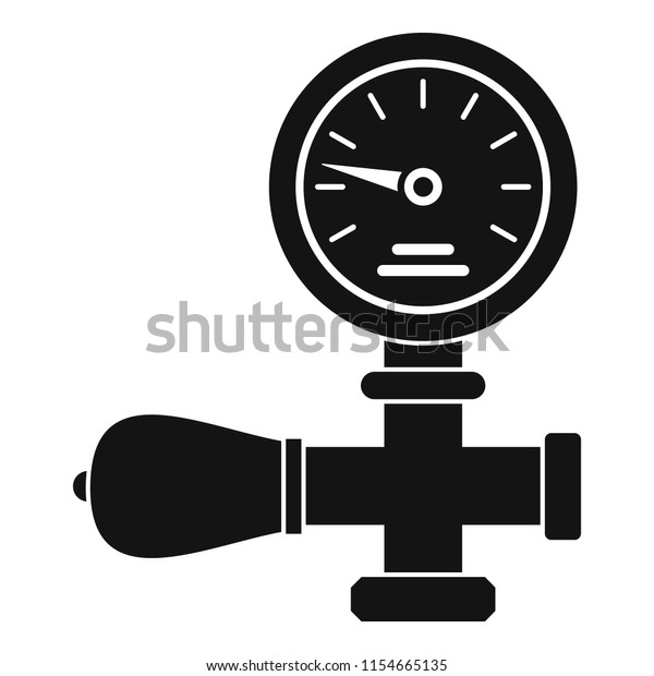 Welding gas pressure monitor icon. Simple\
illustration of welding gas pressure monitor icon for web design\
isolated on white\
background