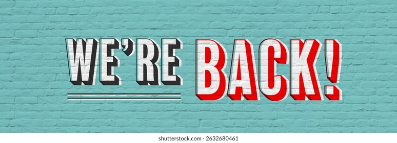 We're back on brick background