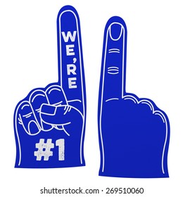 We're Number 1 Foam Hand