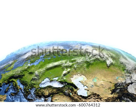 Royalty Free Stock Illustration Of Western Central Asia On 3