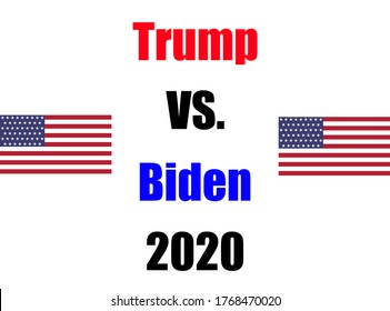 Westfield, NJ 07/02/20: Donald Trump Vs. Joe Biden The United States Presidential Election On November 3, 2020. Democrat Vs. Republican Party