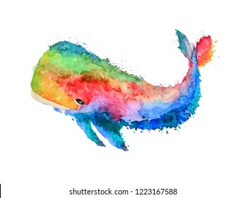 Whale Painting Images Stock Photos Vectors Shutterstock