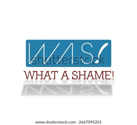 WHAT A SHAME text with variable color and background
