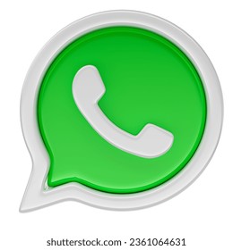 Logo Whatsapp aislado fondo