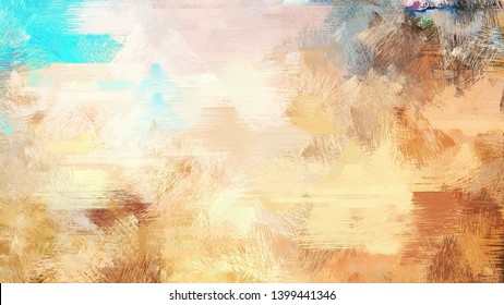 Wheat, Cadet Blue And Dark Salmon Color Grunge Paper Background With Copy Space For Your Text Or Image.