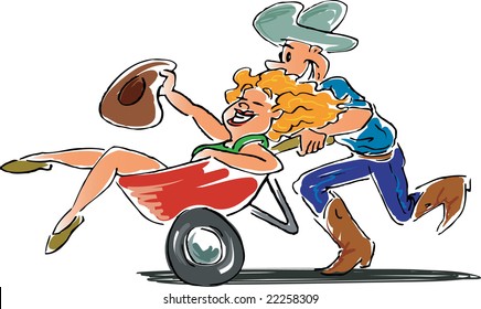 Wheelbarrow Race