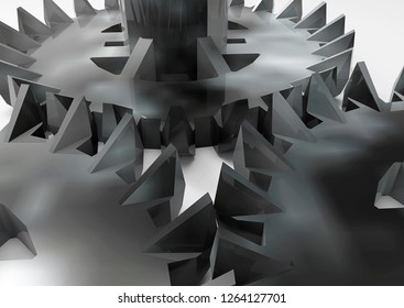 wheels 3D isolate background