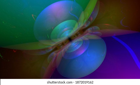 When Stars Collide Gigantic Waves Propagating In Space. Colorful Image For 8K Resolution Desktop Or TV. Image Featuring Fractal Details Which Create Semi-random Stripes Reminding Rivers Or Serpents.