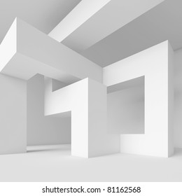 White Abstract Architecture Wallpaper