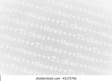 White Abstract News Ticker Background