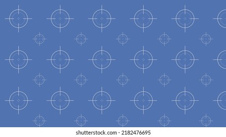 White Aim In Blue Background Texture Wallpaper