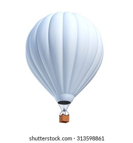 White Air Balloon 3d Illustration