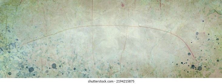 White Background With Old Vintage Grunge Texture, Old Paper With Cracks And Faded Distressed Paint Spatter Textured Design, Rusted Metal Or Antique Wall Illustration