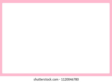 White Background Pink Frame Stock Illustration 1120046780 | Shutterstock