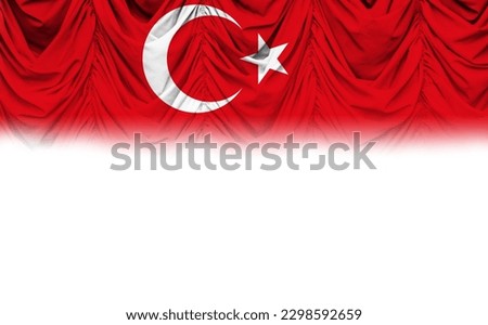 Similar – Image, Stock Photo Fluttered in Turkey Flag