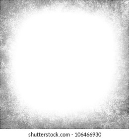 White Background,with Gray Grunge Vignette