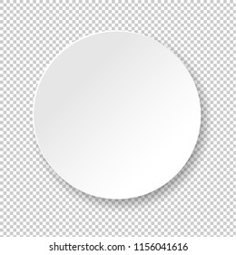 White Banner Ball Isolated Transparent Background