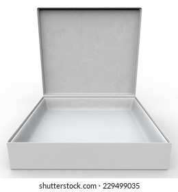 White Blank Box For Jewelry And Other Goods