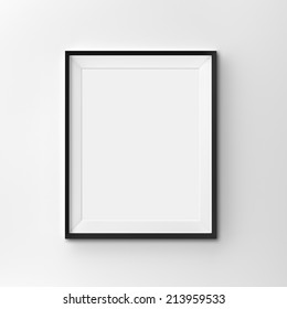 Blank Frame On White Background Stock Photo 129553100 | Shutterstock