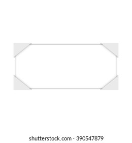 White blank paper