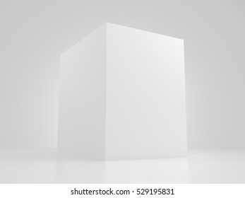 White Box 3d Render Stock Illustration 529195831 | Shutterstock