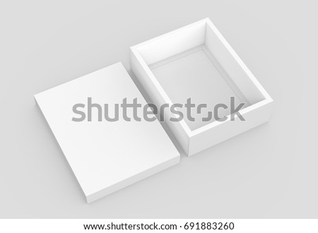 Download White Box Mockup Blank Box Template em ilustração stock ...