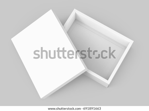 Download White Box Mockup Blank Box Template Stock Illustration ...
