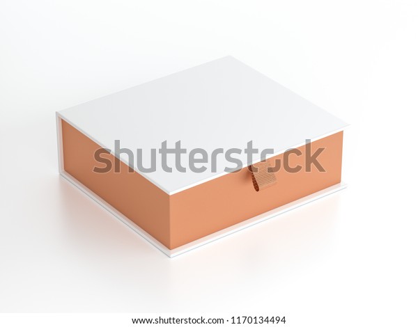 Download White Box Packaging Mockup Half Side Stock Illustration 1170134494
