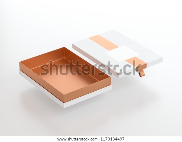 Download White Box Packaging Mockup Half Side Stock Illustration 1170134497