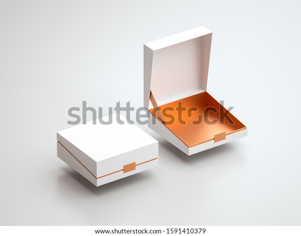 Download White Box Packaging Mockup Half Side Stock Illustration 1591410379