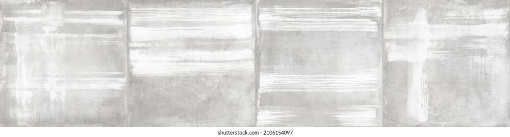 White Brush Paint With Cement Texture