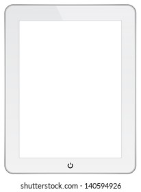 White Business Tablet Similar To IPad