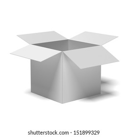 White Cardboard Box Stock Illustration 151899329 | Shutterstock