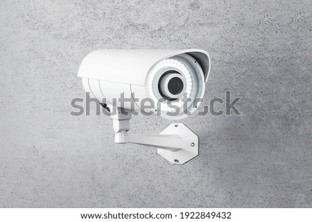Similar – Image, Stock Photo security camera on the wall of the building