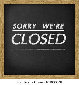 Sorry Closed For Lunch Images, Stock Photos & Vectors 