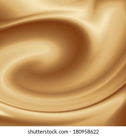 White Coffee Background, Cream Or Chocolate And Milk Swirl Background