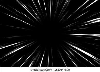 White Comic Radial Speed Lines Black Stock Illustration 1620647890 ...