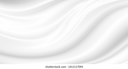 White Cosmetic Cream Texture Background