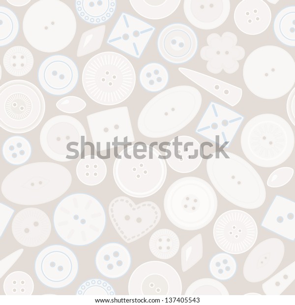 white craft buttons