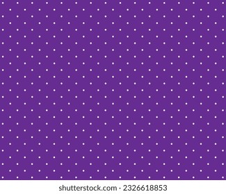 white dots pattern with violet background.