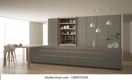 Modern Gray Kitchen Images Stock Photos Vectors Shutterstock