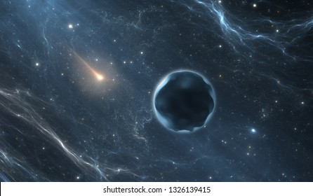 White Dwarf Core, Extinct Star Core. 3D Illustration