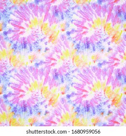 White Dyed Hand. Bright Spiral Reggae. Cosmos Kids Tie Dye. Batik Brush. Vivid Pattern. Paisley Psychedelic. Hippies Style. Design Abstract.