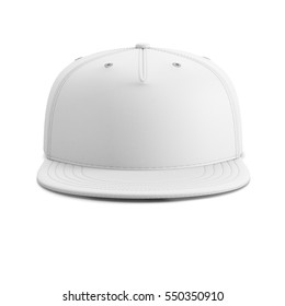 white strapback cap