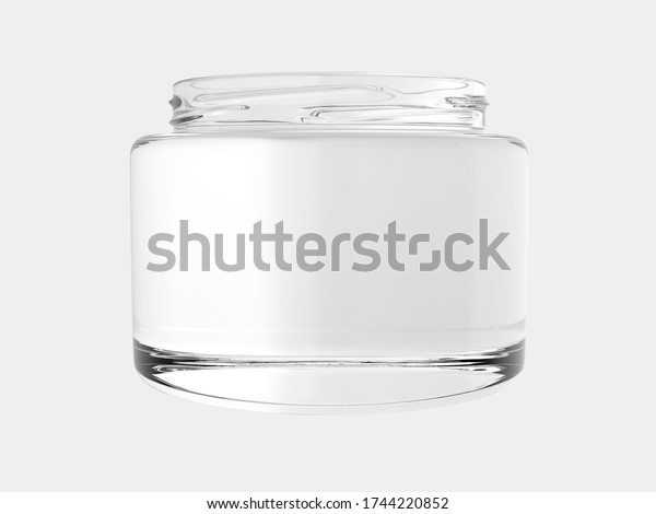 White Empty Container Products 3d Render Stock Illustration 1744220852 ...
