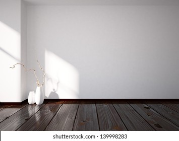 White Empty  Room