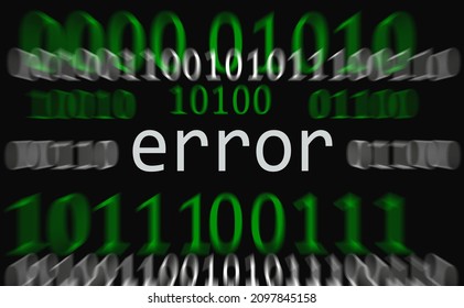 White Error Code Computer Language Often Stock Illustration 2097845158 ...