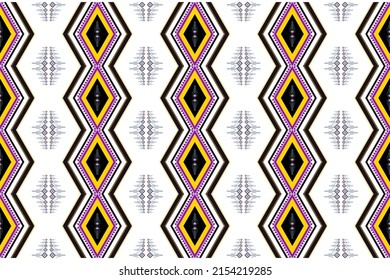 White Fabric Pattern Decorated With Vertical Squares Decorated With Flowers In The Middle, Alternating With Purple, Red And White Square Fabric Patterns.